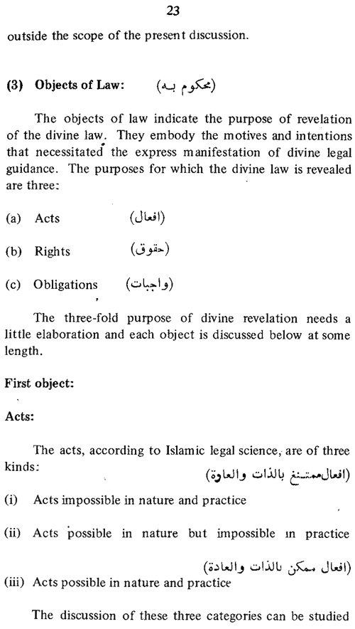 Islamic Concept of Law